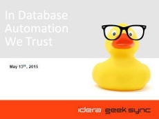 in database automation we trust