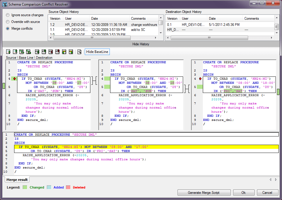 three-way-comparision-schema-database-object-conflict-merge