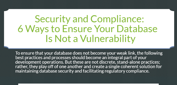 Infographic - Security and Compliance: 6 Ways to Ensure Your Database Is Not a Vulnerability