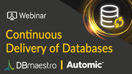 Continuous Delivery for Databases - Joint Webinar with DBmaestro & Automic