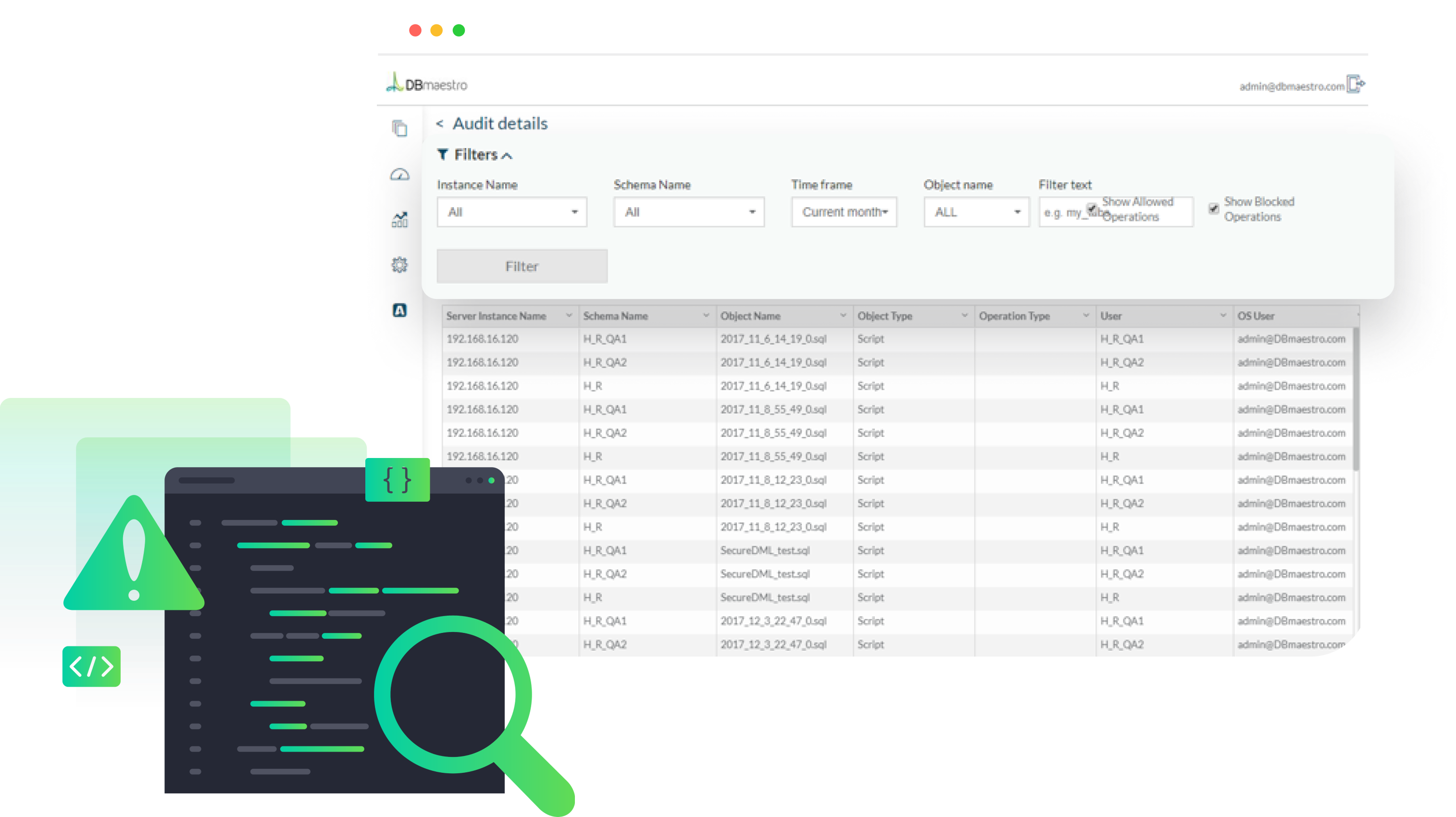 Database compliance automation | Database DevOps | DBmaestro