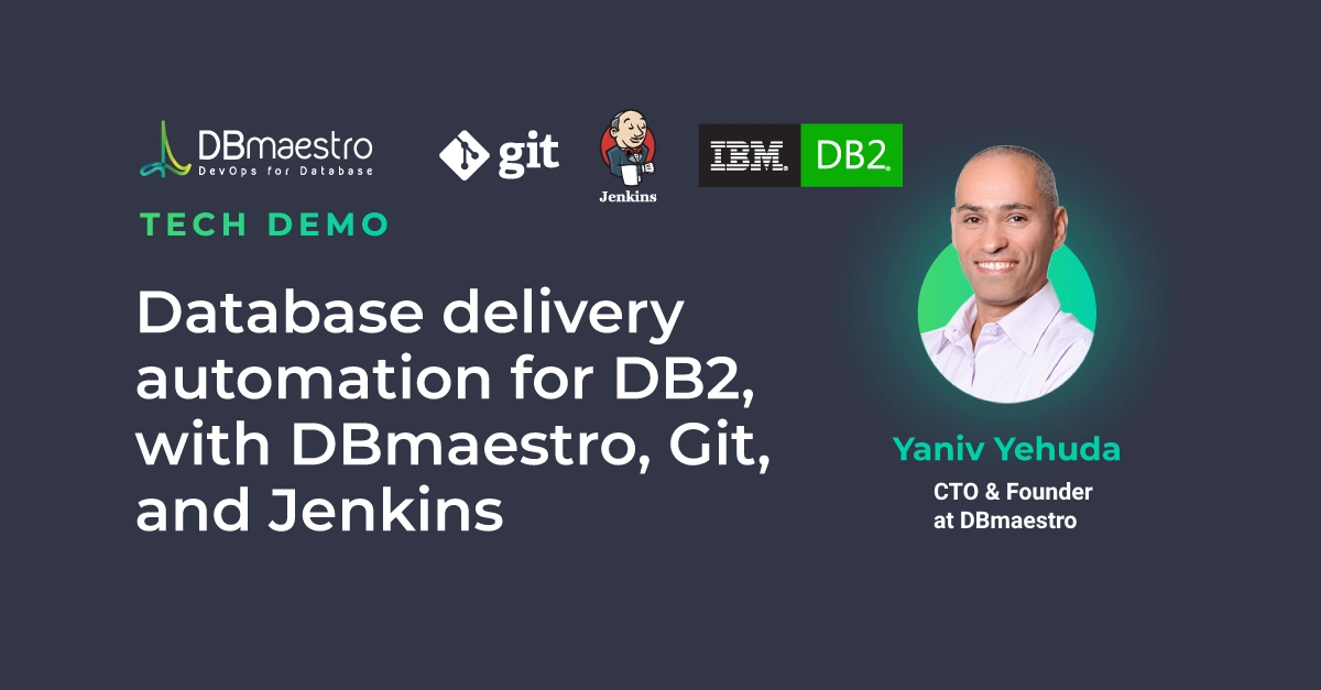 Database delivery automation for DB2, with DBmaestro, Git, and Jenkins
