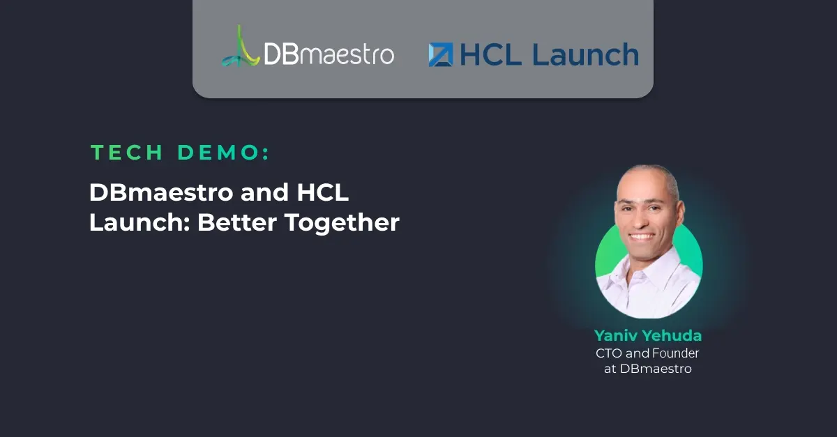 DBmaestro and HCL Launch