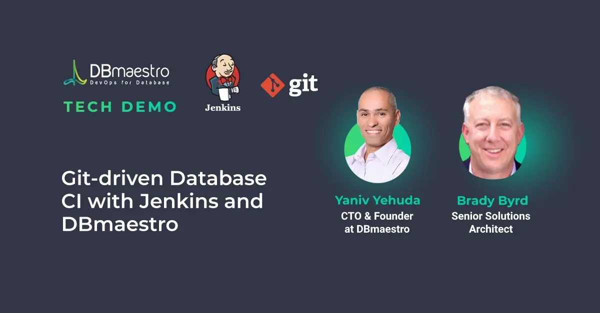 Git-driven Database CI with Jenkins and DBmaestro