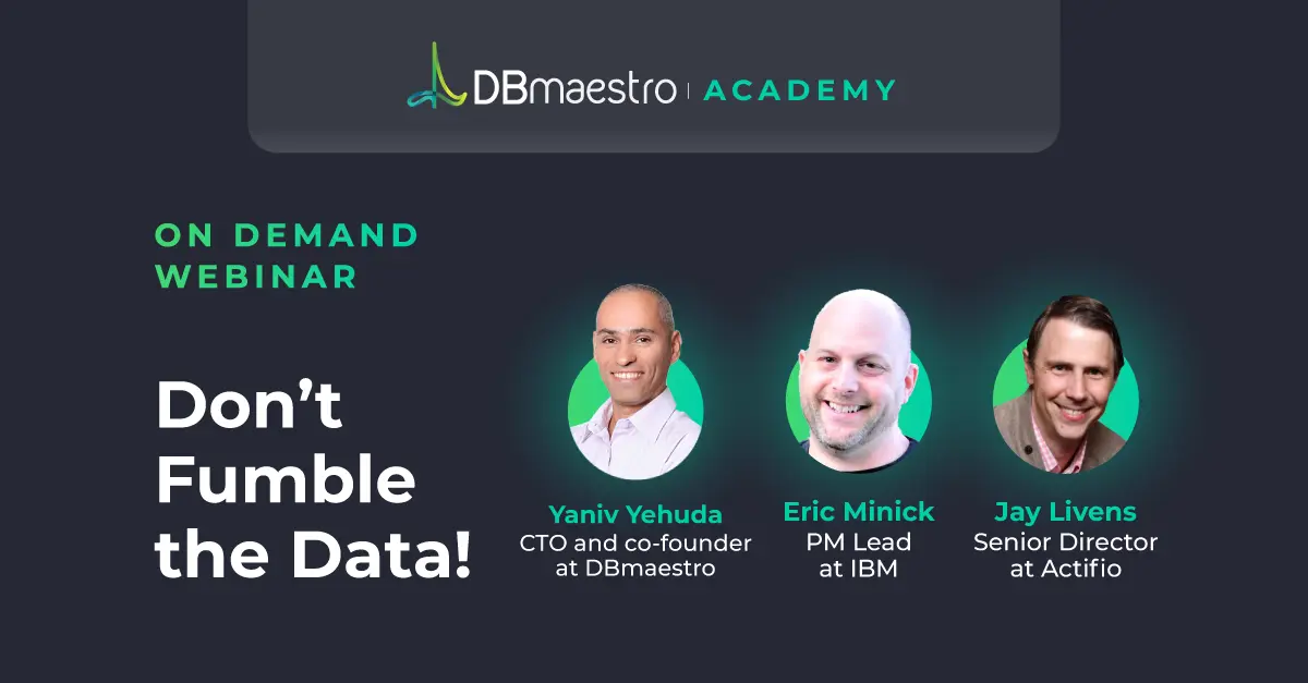 Don’t Fumble the Data!