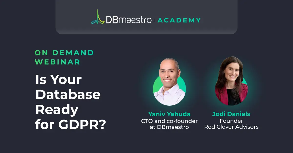 Is Your Database Ready for GDPR?
